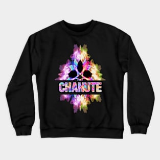 Chanute Tie Dye Watercolor Gift Souvenir Crewneck Sweatshirt